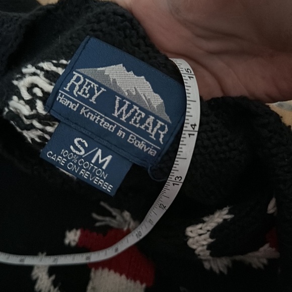 Vintage kitty handmade in Bolivia sweater - Picture 4 of 4